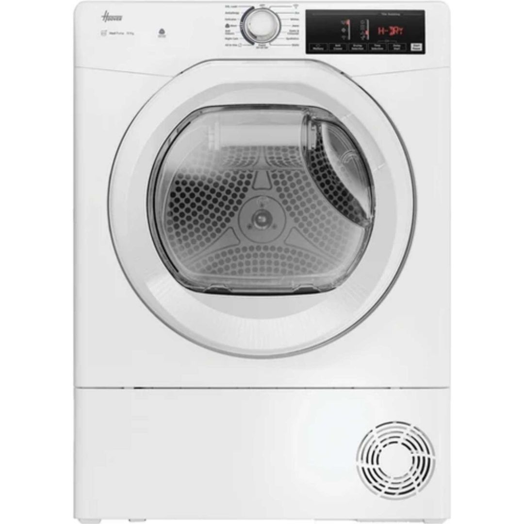 Hoover HRE H10N2TE-80 10kg Heat Pump Condenser Dryer - WHITE - Image 1