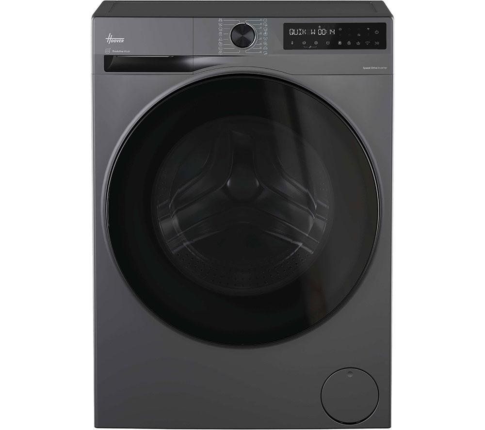 HOOVER Pro Wash Series 5 HBP 410BL8G-80 WiFi-enabled 10 kg 1330 Spin Washing Machine - Graphite, Silver/Grey - Image 1