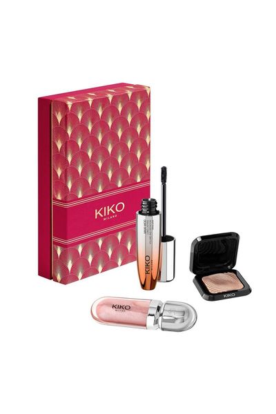 KIKO Milano Holly Jolly Trio Make Up Gift Set 21.5ml (Worth £38.97) - Thumbnail 2