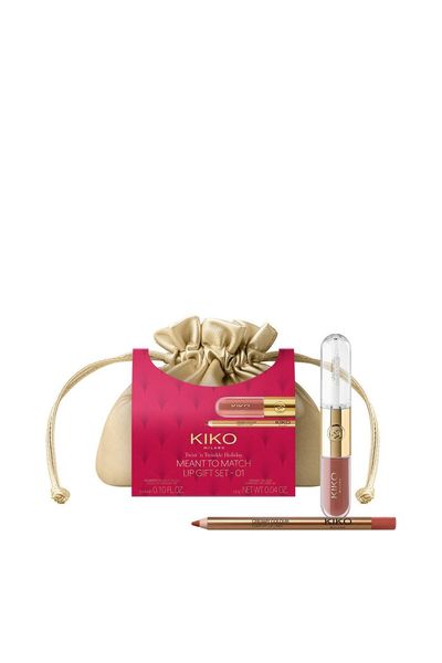 KIKO Milano Meant To Match Lip Gift Set 7.2ml - Various Shades (Worth £21.98) - 01 Timeless Blend - Thumbnail 2
