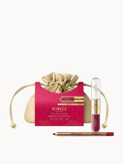 KIKO Milano Meant To Match Lip Gift Set 7.2ml - Various Shades (Worth £21.98) - 02 Silent Flame