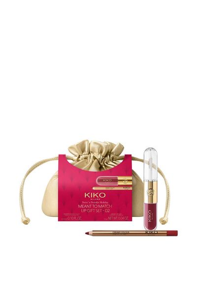 KIKO Milano Meant To Match Lip Gift Set 7.2ml - Various Shades (Worth £21.98) - 02 Silent Flame - Thumbnail 2