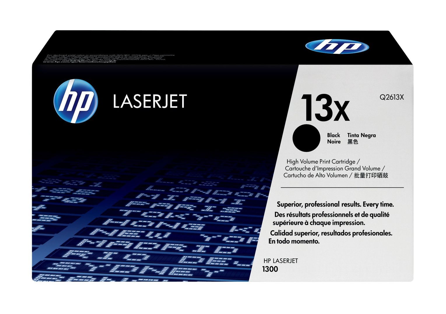 HP 13X High Yield Black Original LaserJet Toner Cartridge - Image 1
