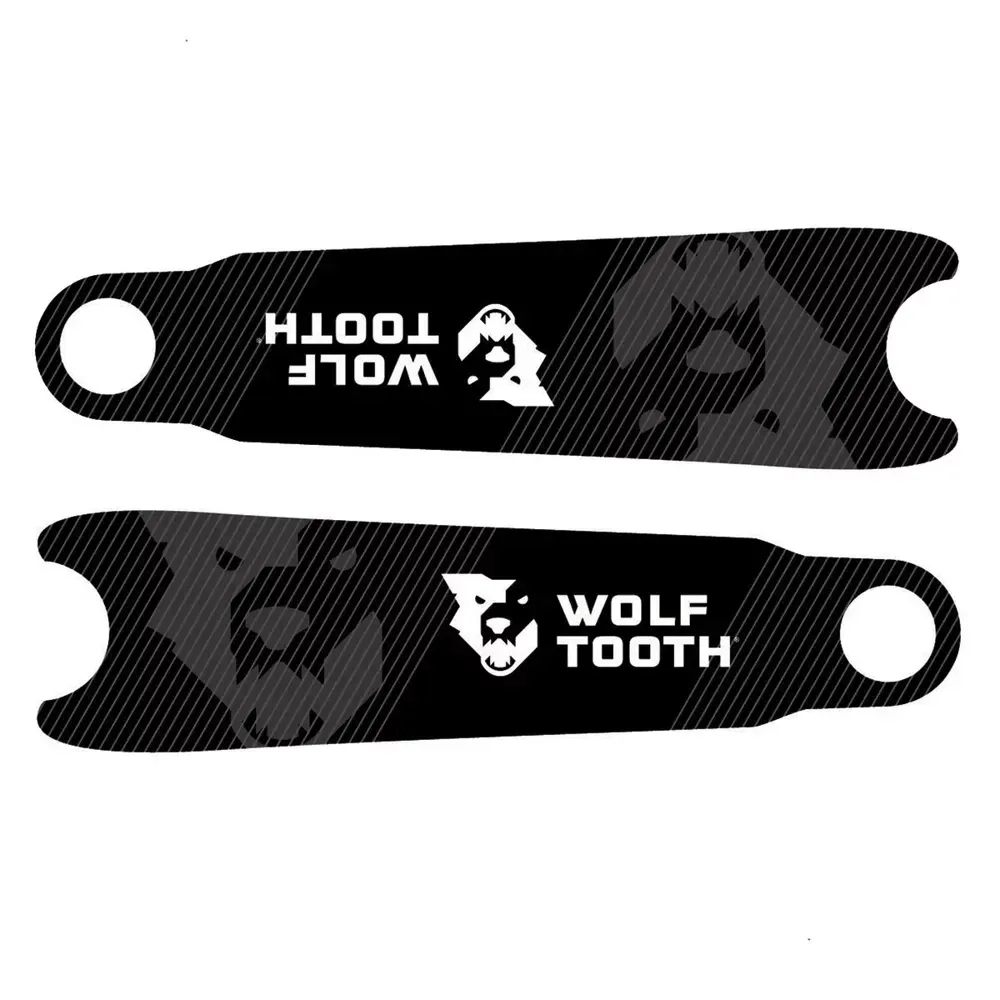 Wolf Tooth Crankskins Crank Arm Protectors Black - Image 1