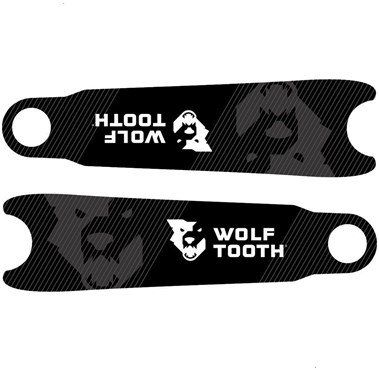Wolf Tooth Crankskins Crank Arm Protectors Black - Thumbnail 2