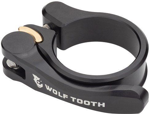 Wolf Tooth Seatpost Clamp Quick Release Black - Thumbnail 2