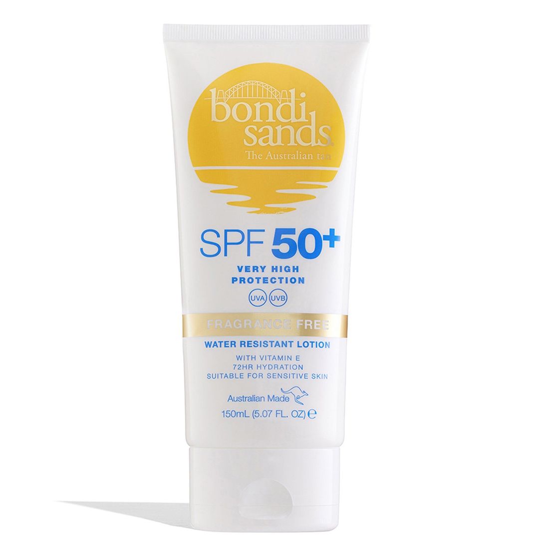 Bondi Sands Sunscreen Lotion SPF50+ - Fragrance Free 150ml - Image 1