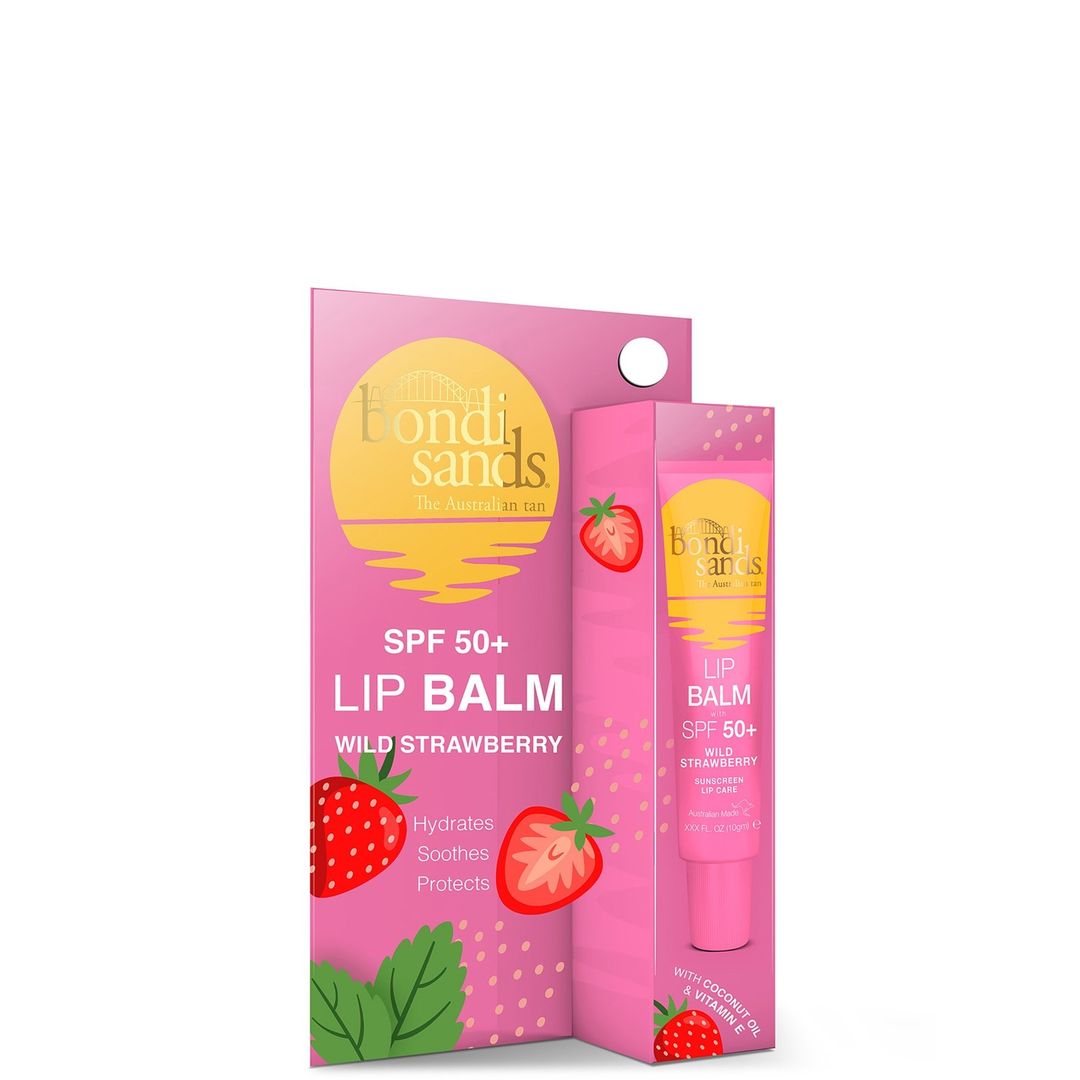 Bondi Sands SPF 50+ Lip Balm Strawberry 10g - Image 1