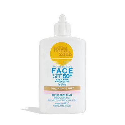 Bondi Sands SPF 50+ Fragrance Free Face Fluid Tinted 50ml