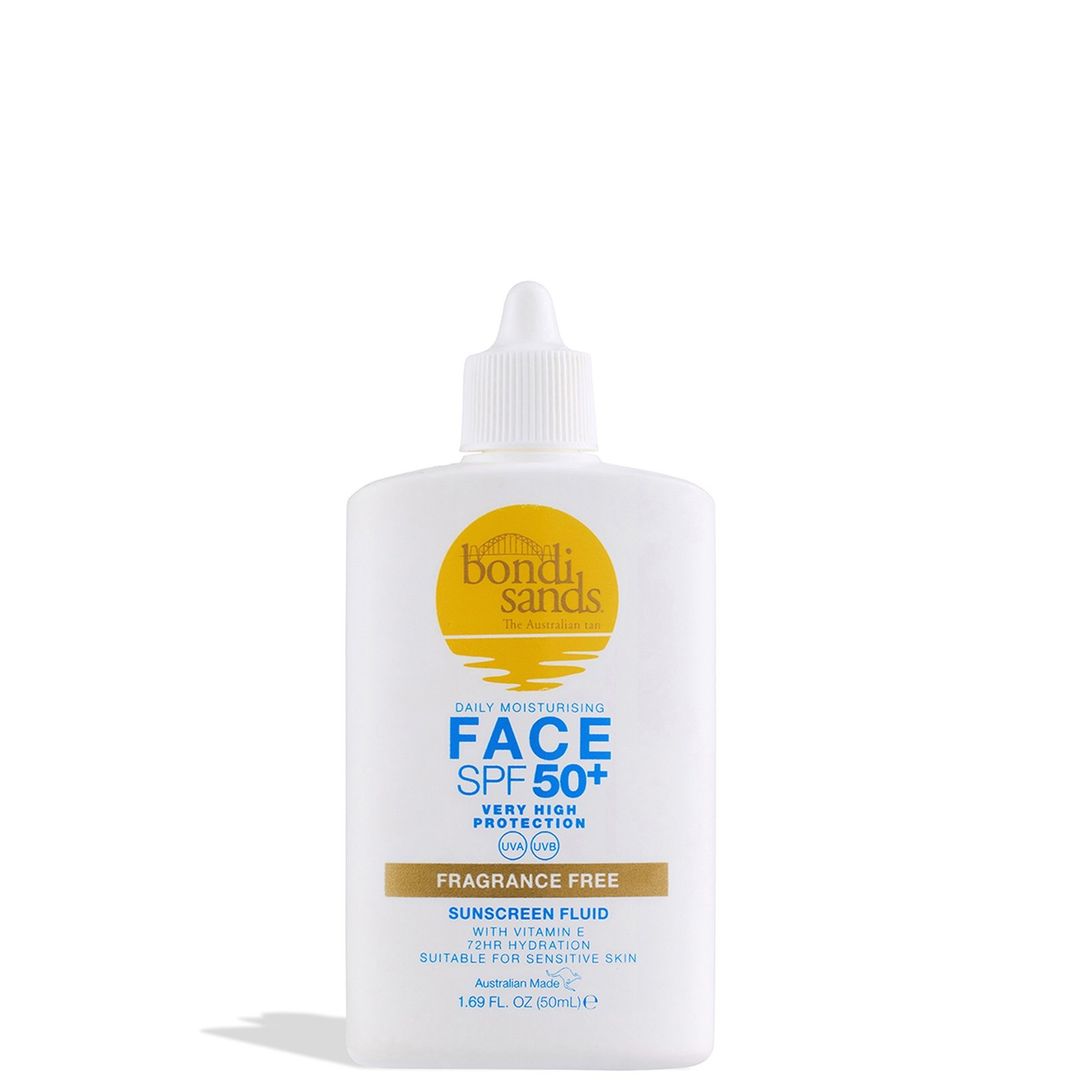 Bondi Sands SPF 50+ Fragrance Free 5 Star Face Fluid 50ml - Image 1