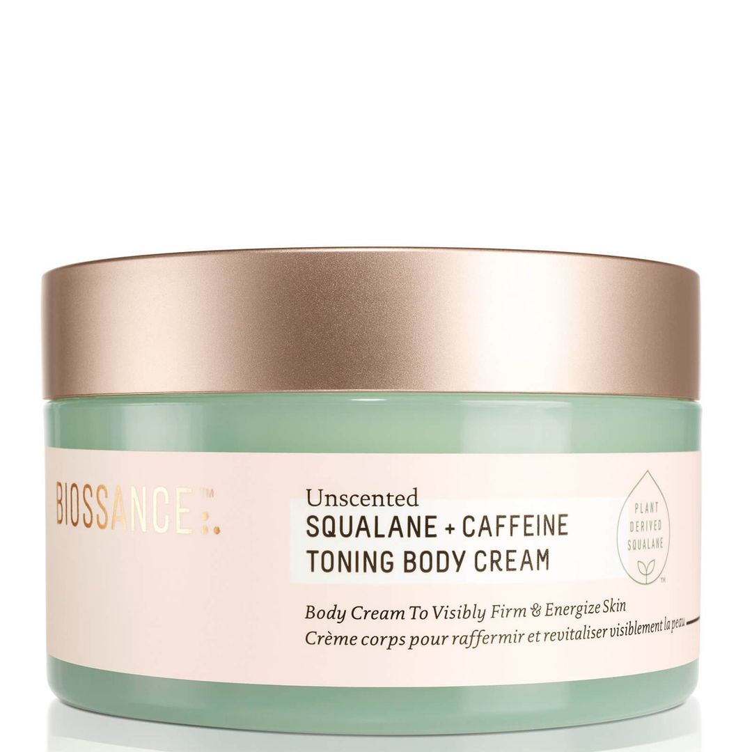 Biossance Squalane and Caffeine Toning Body Cream - Unscented 200ml - Image 1