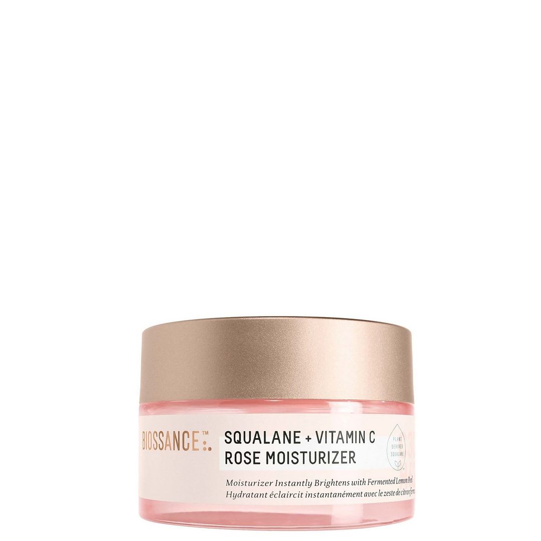 Biossance Squalane and Vitamin C Rose Moisturiser 50ml - Image 1