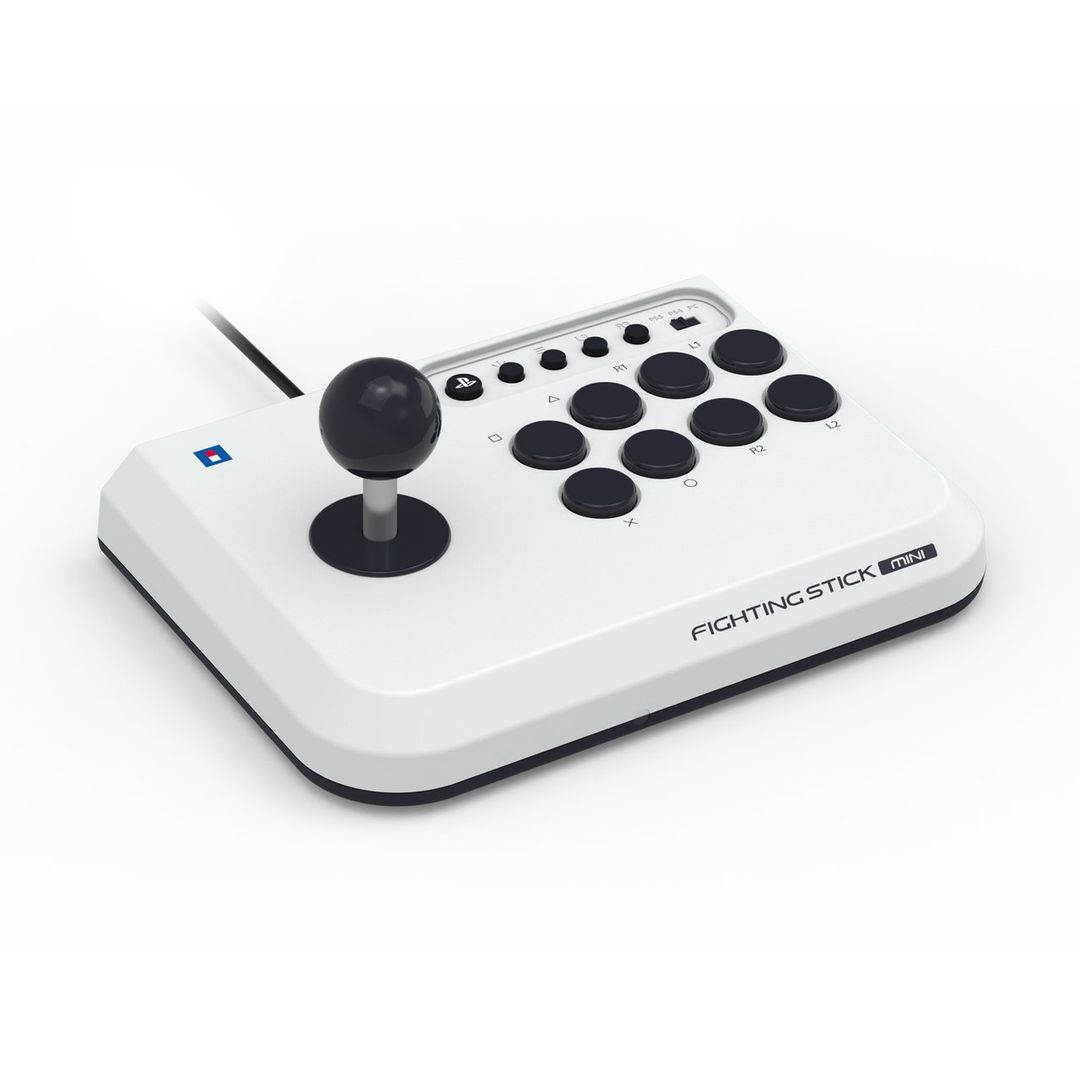 Hori Fighting Stick Mini White, Black USB Flightstick PC, PlayStation 4, PlayStation 5 - Image 1