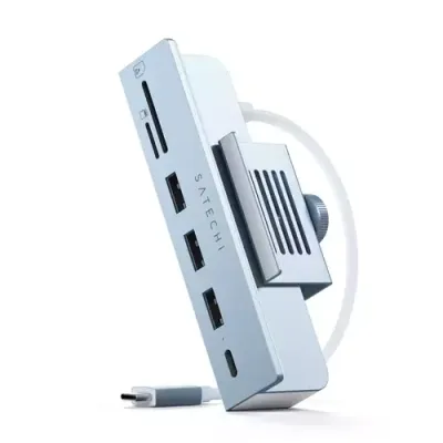 Satechi ST-UCICHB laptop dock/port replicator Wired USB 3.2 Gen 2 (3.1 Gen 2) Type-C Blue - Thumbnail 2