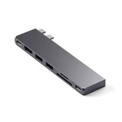 Satechi ST-HUCPHSM laptop dock/port replicator Docking USB 3.2 Gen 2 (3.1 Gen 2) Type-C Grey - Thumbnail 3
