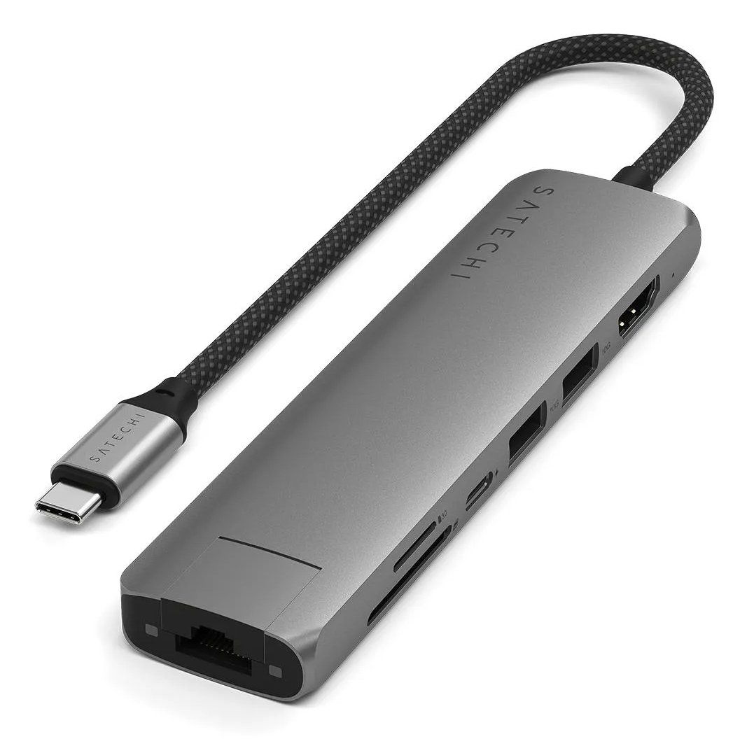 Satechi ST-P7SM interface hub USB Type-C 10000 Mbit/s Grey - Image 1