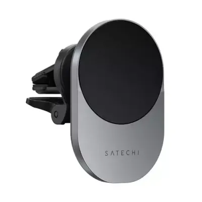 Satechi ST-Q2CCM mobile device charger Smartphone Black, Grey Cigar lighter Wireless charging Fast charging Auto - Thumbnail 3