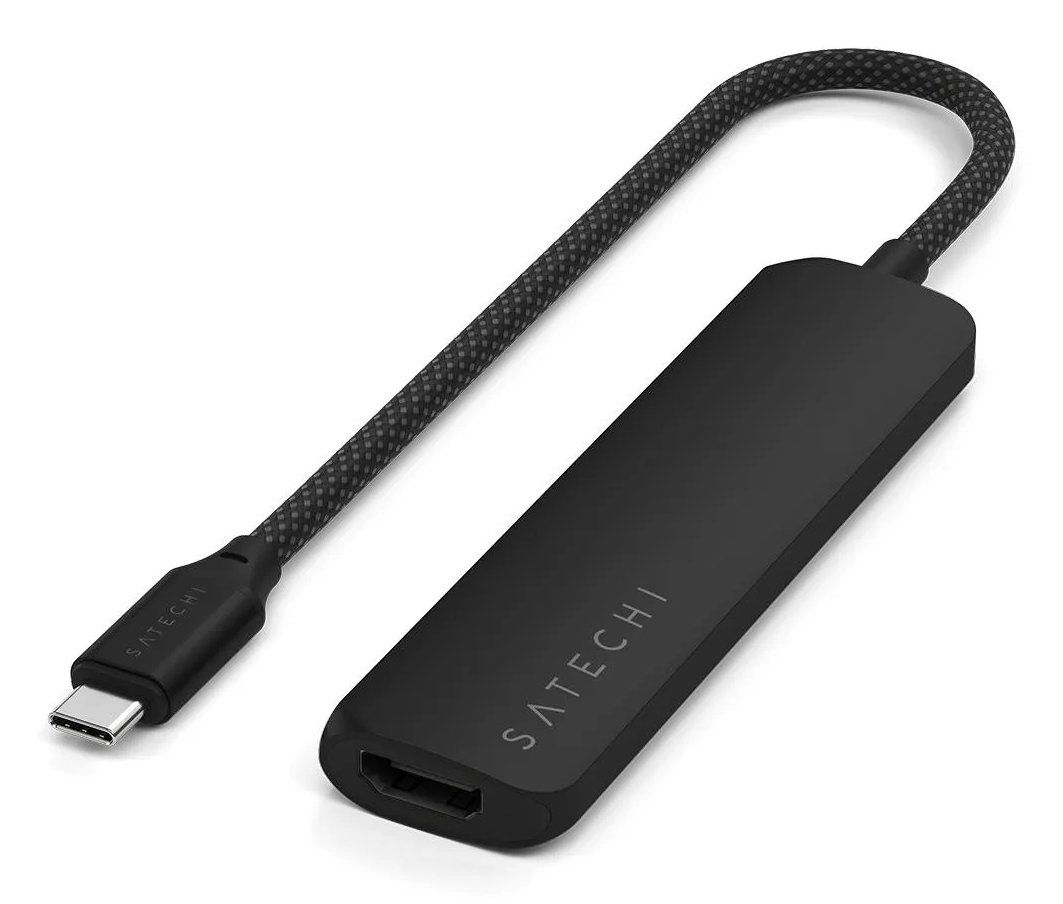 Satechi ST-P4SK interface hub USB Type-C 10000 Mbit/s Black - Image 1