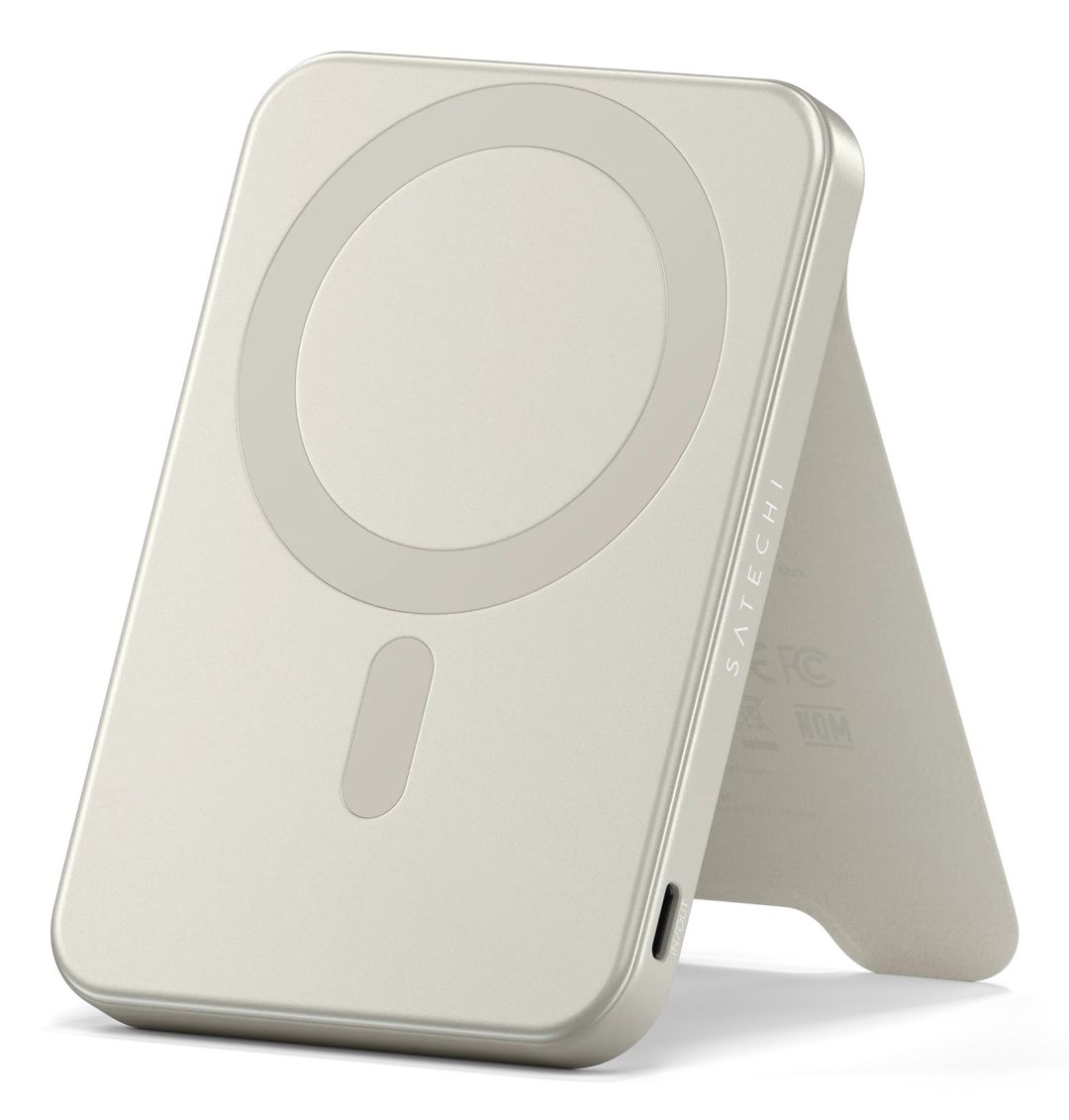 Satechi ST-B5Q2SW power bank 5000 mAh Wireless charging Sand - Image 1