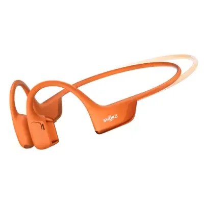 SHOKZ OpenRun Pro 2 Mini Headset Wireless Ear-hook Sports Bluetooth Orange - Thumbnail 2
