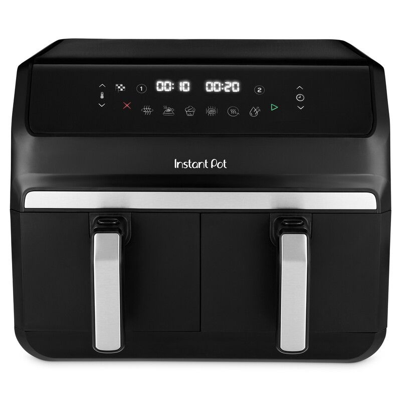 INSTANT POT Vortex Dual Basket Air Fryer - Black, Black - Image 1