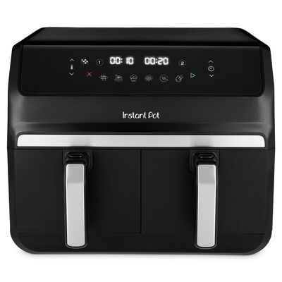 INSTANT POT Vortex Dual Basket Air Fryer - Black, Black