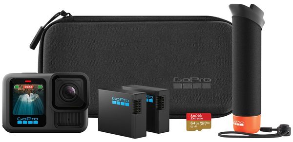 GOPRO HERO13 Black 5.3K Action Camera & Accessories Bundle, Black