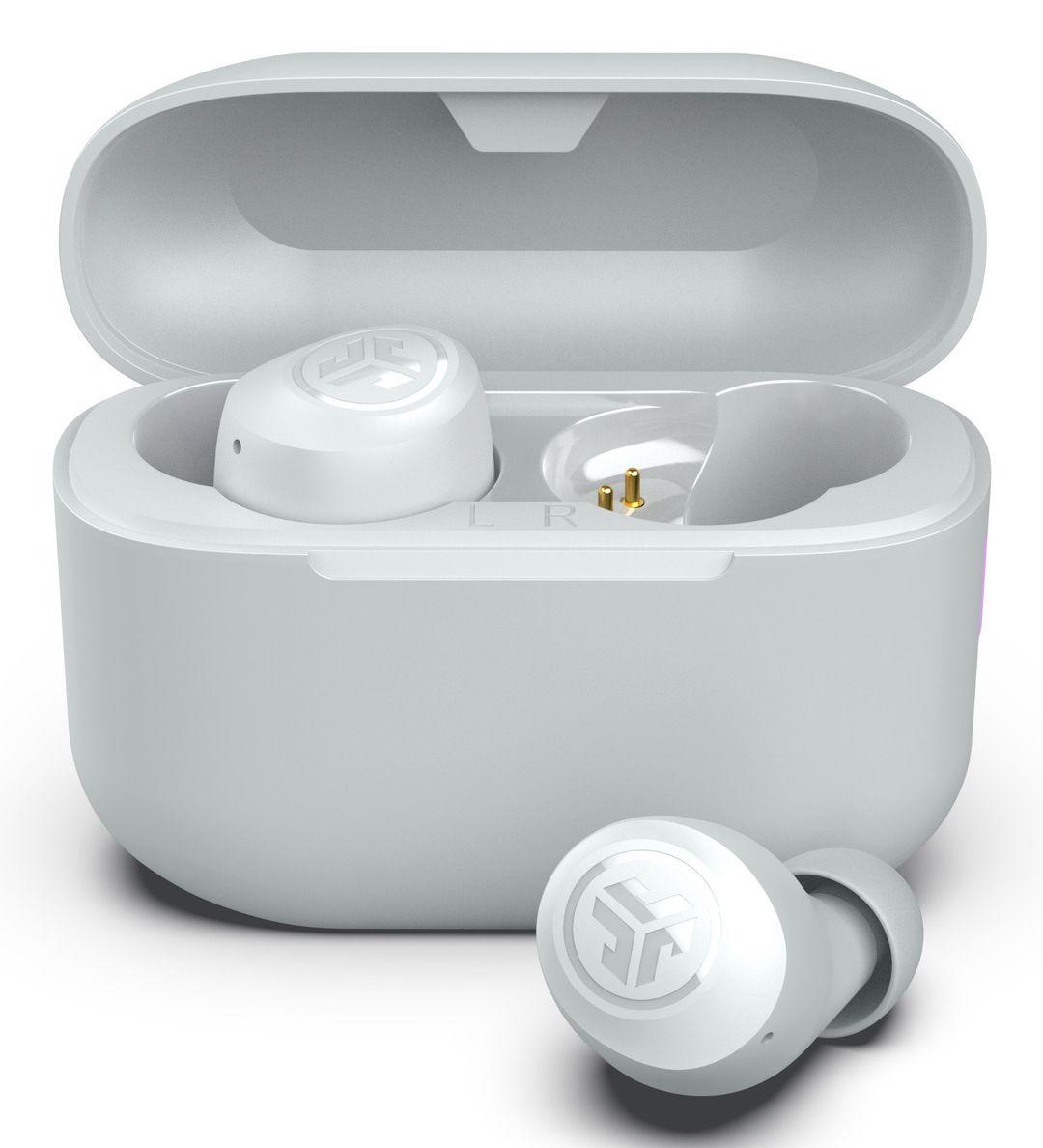 JLab Go Pop+ Headset True Wireless Stereo (TWS) In-ear Calls/Music/Sport/Everyday Bluetooth White - Image 1