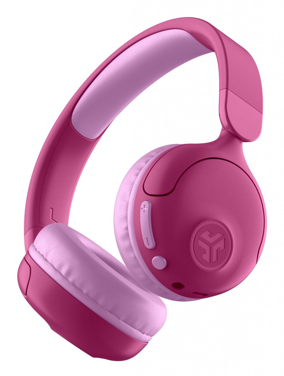 JLab JBuddies Pop Headset Wired & Wireless Head-band Calls/Music USB Type-C Bluetooth Pink - Image 1