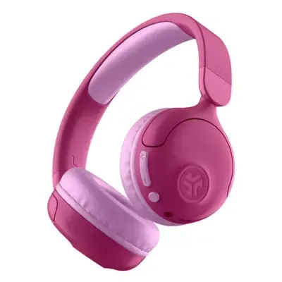JLab JBuddies Pop Headset Wired & Wireless Head-band Calls/Music USB Type-C Bluetooth Pink - Thumbnail 2