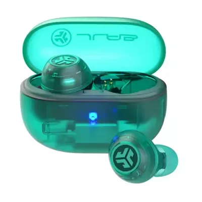 JLab Go Pop ANC Headset True Wireless Stereo (TWS) In-ear Calls/Music Bluetooth Teal, Transparent - Thumbnail 2