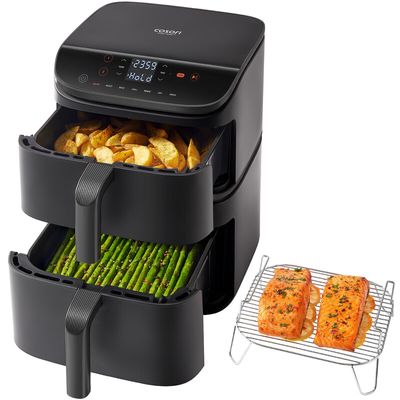 COSORI Turbo Tower Dual Air Fryer - Black, Black