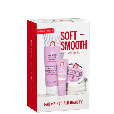 First Aid Beauty Soft + Smooth Starter Kit – Body Bestsellers (Worth £43)