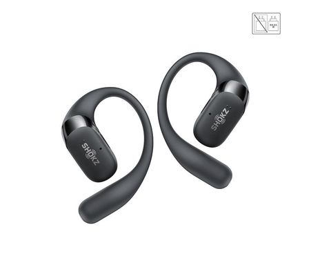 SHOKZ OpenFit 2 Wireless Bluetooth Earbuds - Black, Black