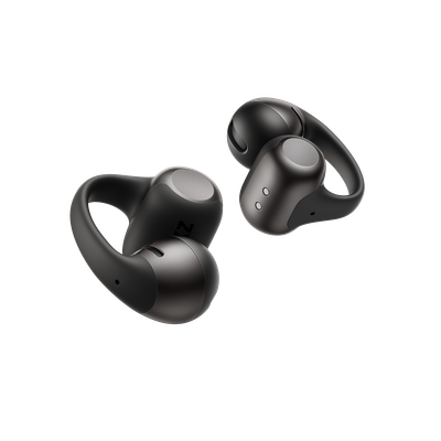 Shokz OpenDots 2 Wireless Bluetooth Earbuds - Black, Black - Thumbnail 2