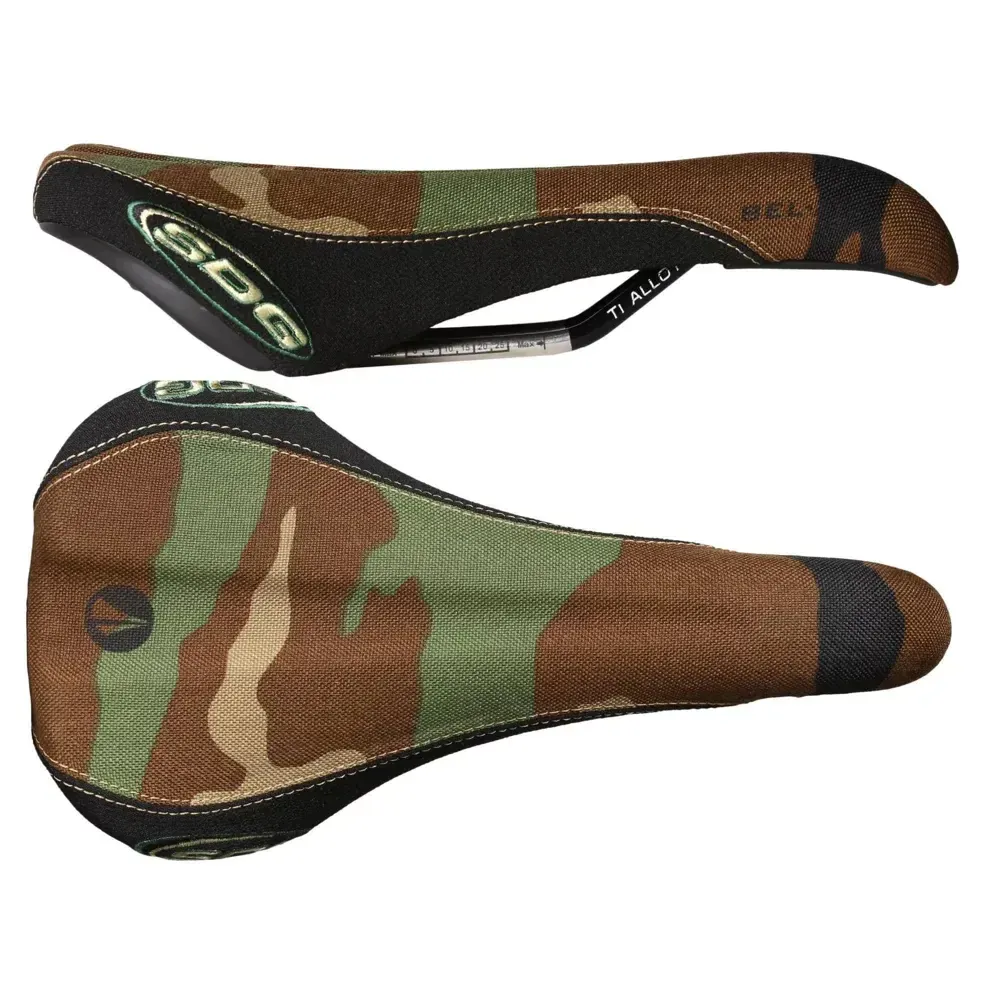 SDG Bel Air Ti-Alloy Rail Saddle Army Camo - Image 1