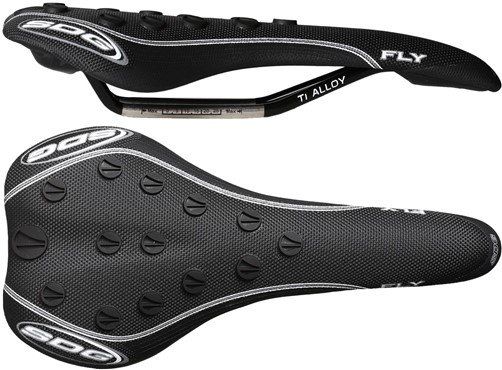 SDG Ti-Fly Storm Solid Ti-Rail Saddle Black - Thumbnail 2
