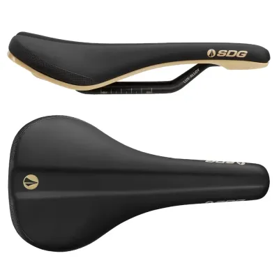 SDG Bel Air 3.0 Lux Alloy Saddle - Black / Tan - Thumbnail 2