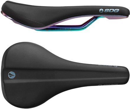 SDG Bel Air 3.0 Lux Alloy Saddle - Black / Oil Slick