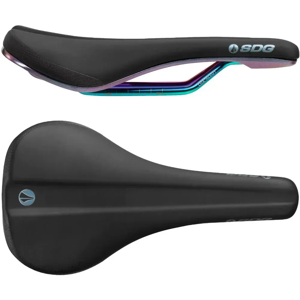 SDG Bel Air 3.0 Lux-Alloy Rail Saddle Black/Oil Silk - Image 1