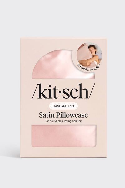 Kitsch Women's Satin Pillowcase Standard in Blush
