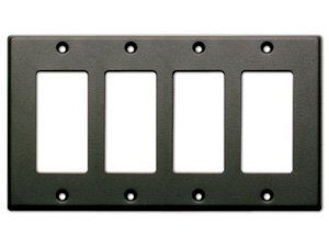 Radio Design Labs CP-4B wall plate/switch cover Black - Thumbnail 2
