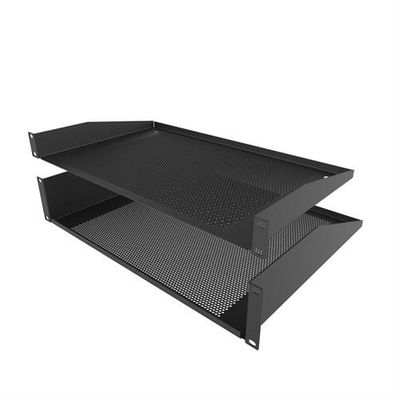 Penn Elcom 2U Vented Rack Shelf Black