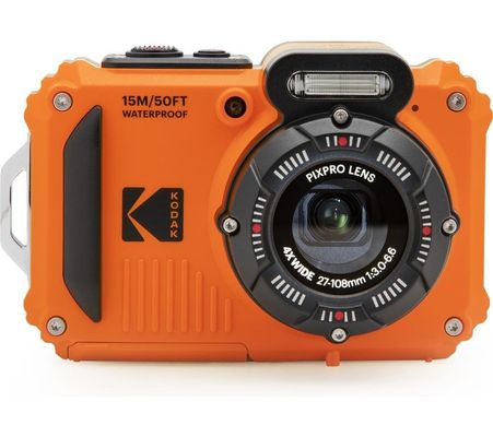 KODAK PixPro WPZ2 Tough Compact Camera - Orange, Orange