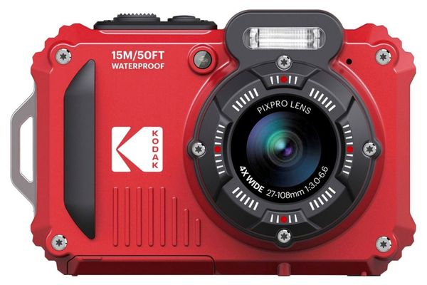 KODAK PixPro WPZ2 Tough Compact Camera - Red, Red