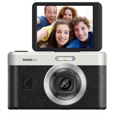 KODAK PixPro C1BK Compact Camera - Black, Black