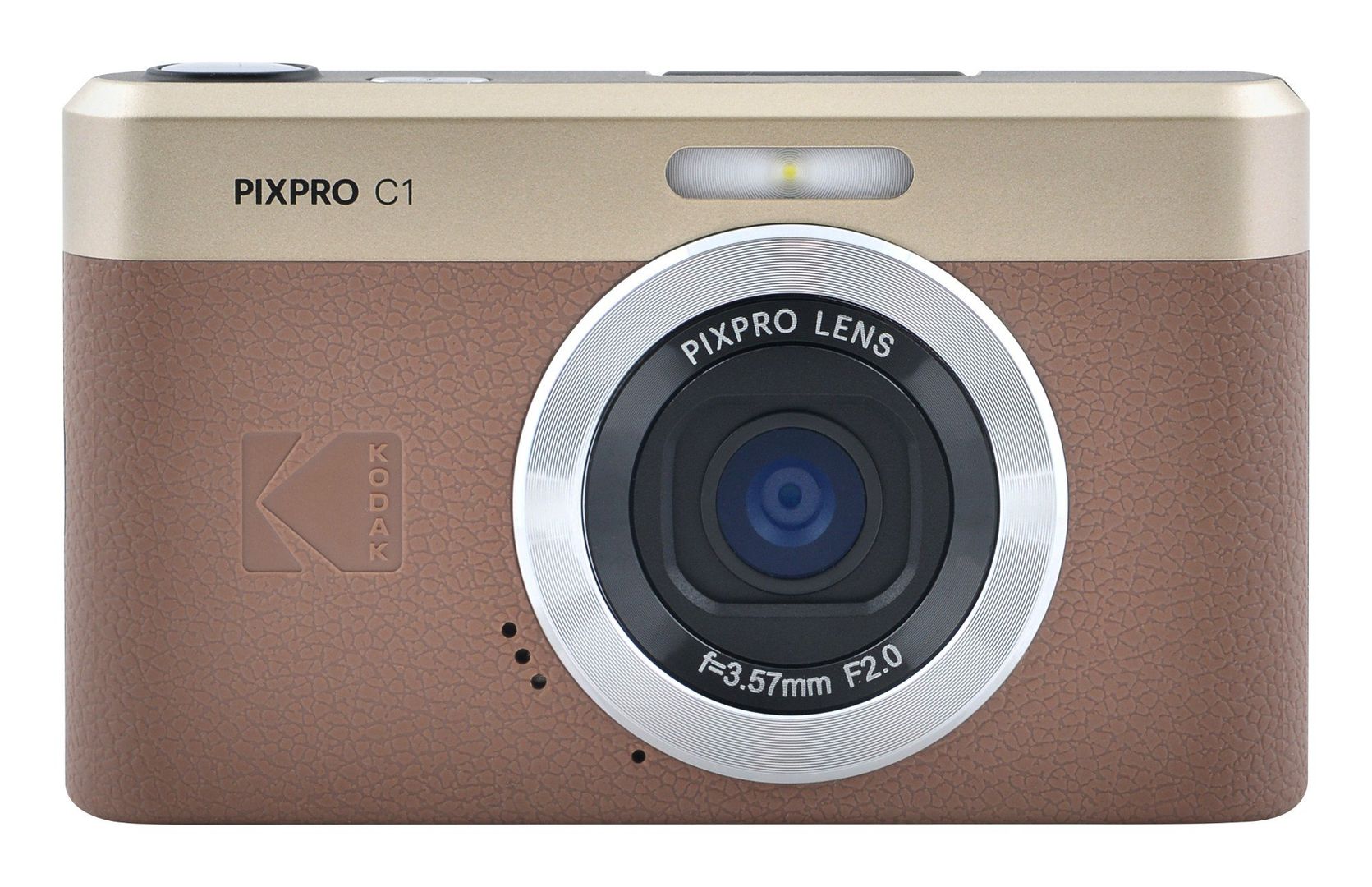 KODAK PixPro C1BN Compact Camera - Brown, Brown - Image 1