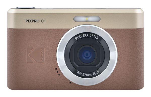 KODAK PixPro C1BN Compact Camera - Brown, Brown