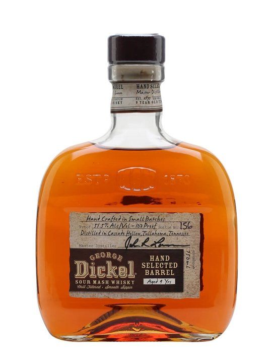 George Dickel 9 Year Old Hand Selected Barrel Whiskey, 75 cl - Image 1