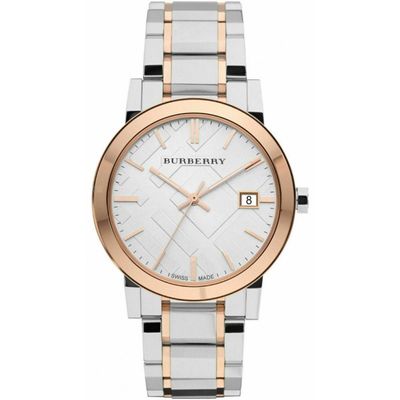 Burberry BU9006 Silver Dial Two-Tone Stainless Steel Unisex Watch
